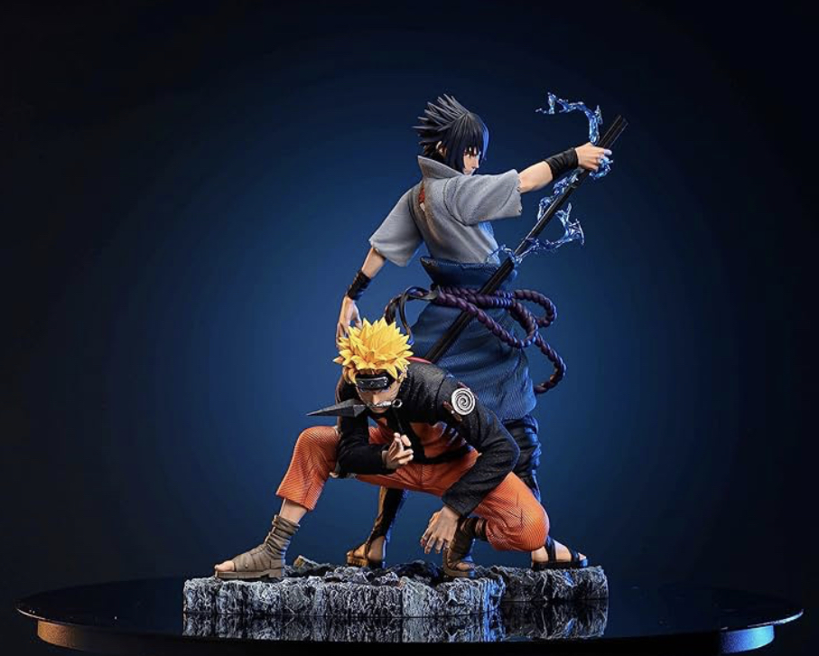 NARUTO】うずまきナルト・うちはサスケ/ガレージキット塗装済み完成品