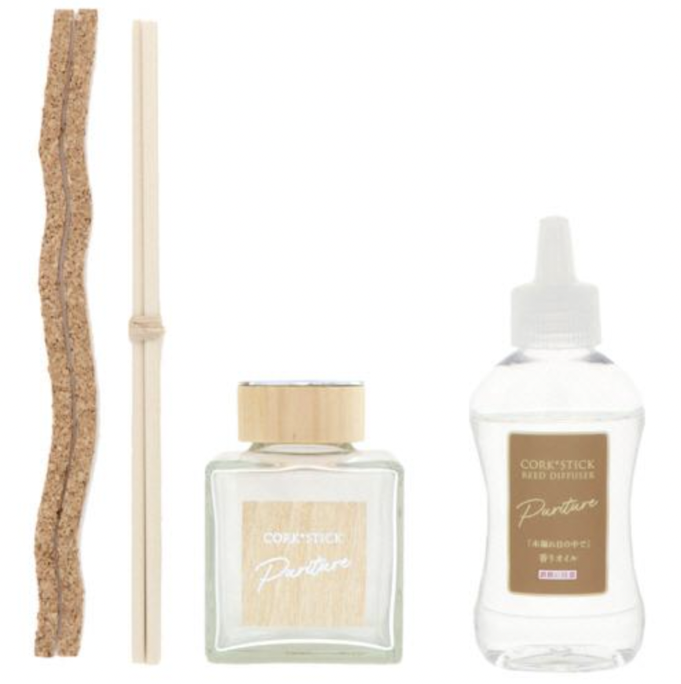 【Sukki-ri!】 CORK+STICK REED DIFFUSER Puriture