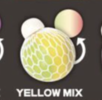 【変色!葡萄玉】YELLOW MIX