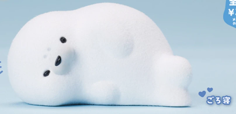【ぽってりあざらしくん】ごろ寝