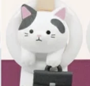 【通勤ねこ】ぶち