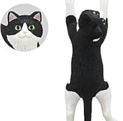 【のぼる猫】ハチワレ