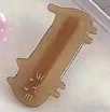 【ぷれーとにゃんこ】 うす茶色