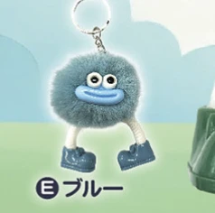【けだまくん ふわふわカラフル!ゆらゆら揺れる足がかわいい!】E ブルー