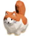 【山崎誠二の木彫りの動物たち】ねこ(長毛)